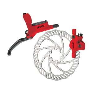   Pre Bleed Hydraulic Dic Brake w/160 Rotor, Red.: Sports & Outdoors