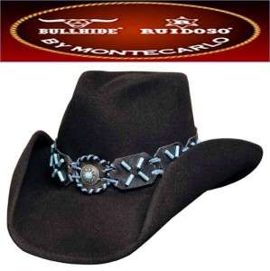 Montecarlo Hats ELECTRIC NAVAJO Wool Western Cowboy Hat  