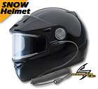 Scorpion New 2012 Exo 400 EL ELECTRIC Snow Helmet Gloss Black MD