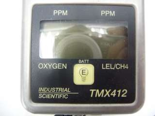 INDUSTRIAL SCIENTIFIC ISC TMX412 LEL CH4 MULTI FOUR GAS DETECTOR 