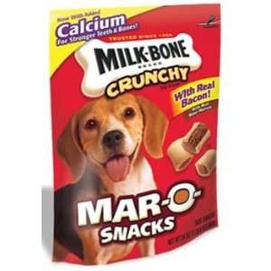 Milk Bone Crunchy Mar O Snacks with Real Bacon & Bone Marrow for Dogs 
