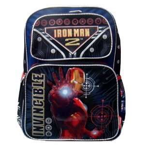 Backpack MARVEL NEW Iron Man 2 Hero Movie School Bag  