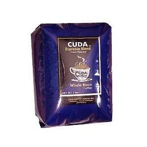 Cuda Coffee CCC 212 Espresso Blend Fresh Roasted Whole Bean Gourmet 