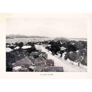   Sea Capital Port West Indies Boats   Original Halftone Print: Home