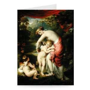  Venus and Cupid, 1809 (oil on canvas) by   Greeting Card 