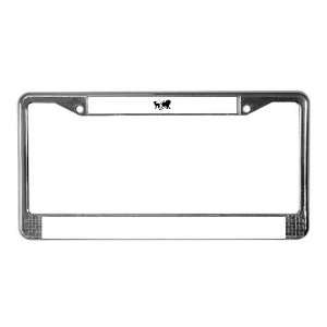  Lion Lamb Twilight License Plate Frame by CafePress 