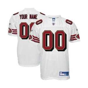   49ers White Authentic Customized Jersey 