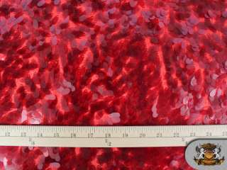   Fish Scale Taffeta RED Fabric / 62 Wide / Sold by the yard  