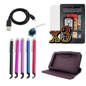  Bundle Combo Kit for  Kindle Fire Full Color 7 Multi touch 