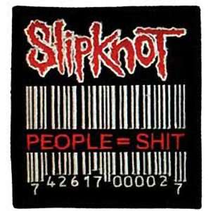  SLIPKNOT BARCODE LOGO EMBROIDERED PATCH