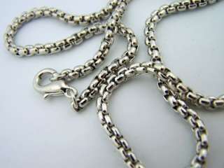 Silver Plated 30 Jewelry Chain Cuban Link Necklace  