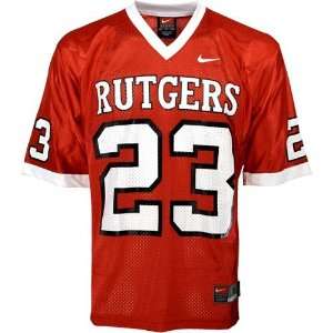  Nike Rutgers Scarlet Knights #23 Scarlet Replica Football 