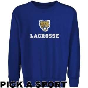 Fort Valley State Wildcats Youth Custom Sport Logo Applique Crew Neck 