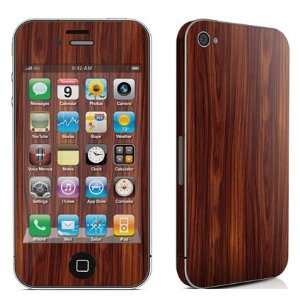   Skin for Apple iPhone 4 by Decal Girl   Dark Rosewood 