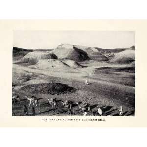  1935 Print Caravan Sibabi Hills Ethiopia Africa Danakil 
