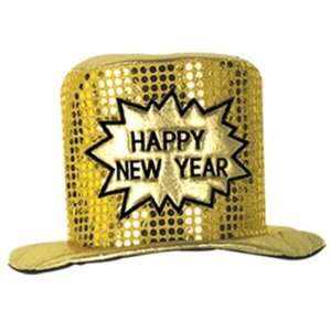  Glitz N Gleam HNY Top Hat (gold) Party Accessory (1 count 