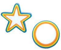 nEw 2pc STARS/CIRLES Nursery DRAWER Handle PULLS Accent  