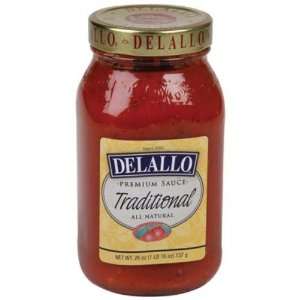 Delallo, Sauce Spaghetti Trdtnl, 26 OZ Grocery & Gourmet Food