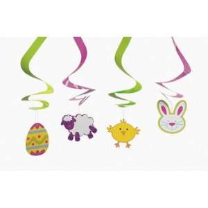  Eggcellent Dangling Swirls   Party Decorations & Hanging 