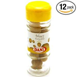 DANI Nutmeg Whole, 1.2 Ounce Glass Jar Grocery & Gourmet Food