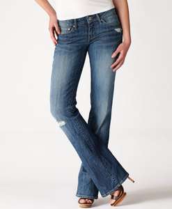 NWT Levis Womens Destroyed Boot Cut Jeans Low Rise Modern Bold Curve 