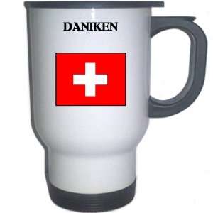  Switzerland   DANIKEN White Stainless Steel Mug 