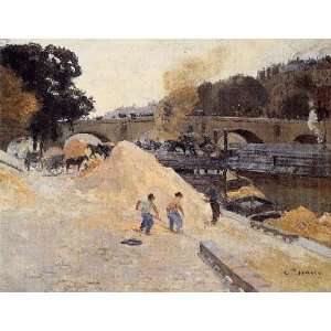   in Paris Pont Marie Quai dAnjou, by Pissarro Camille