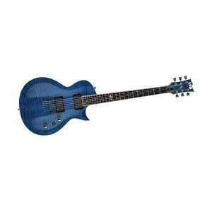   Signature Electric Guitar (Dark See Thru Blue): Musical Instruments