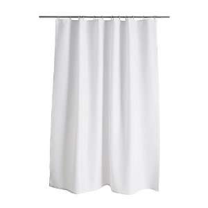  Sanni White Shower Curtain 