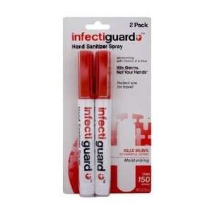  New   Infectiguard 2 Pack Hand Sanitizer Spray Case Pack 