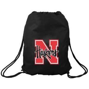   Black Nylon Drawstring Backpack:  Sports & Outdoors