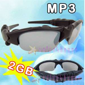 Sport Sunglasses Headset Sun glasses 2GB Mp3 Player S2  