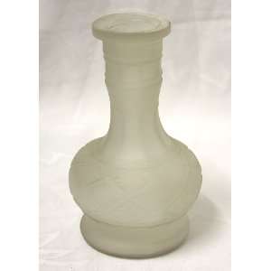  EXOTIC WHITE Genie Hookah Vase   8 Quality Glass Base 