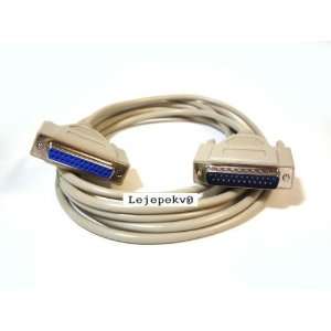  Null Modem DB25 M/F cable Molded   10ft 