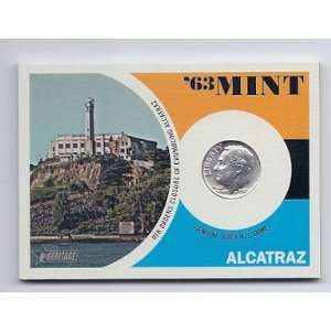  2012 Topps Heritage 63 Mint #63AZ Alcatraz with a Genuine 