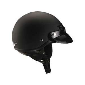 Cyber Helmets U 1 Half Solid Helmet , Size 2XL, Color Flat Black 