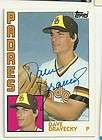 1983 Topps 384 DAVE DRAVECKY Padres ROOKIE RC  