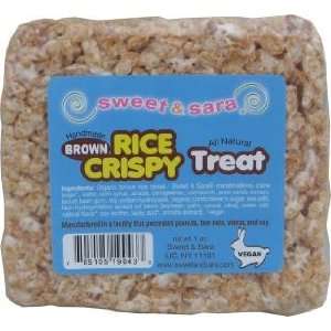 Sweet & Sara Vegan Marshmallow Brown Rice Crispy Treat, 1 oz. Bar 