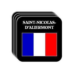 France   SAINT NICOLAS DALIERMONT Set of 4 Mini Mousepad Coasters