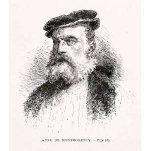  1875 Woodcut Alphonse Neuville Montmorency Constable 