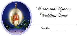 50 Wedding Table Place Cards Fairytale Princess GP #1  
