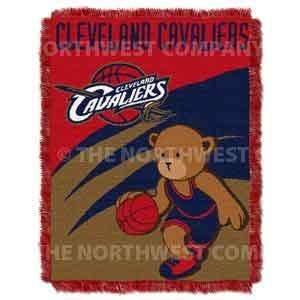   NBA Cleveland Cavaliers Baby Afghan / Throw Blanket