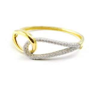  Gold plated bracelet Déesse white golden.: Jewelry