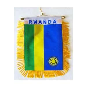  Rwanda   Window Hanging Flag Automotive