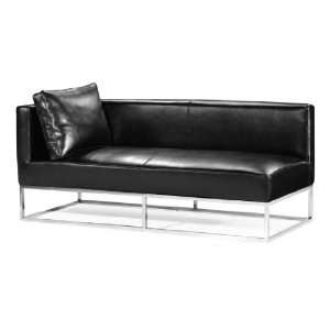  Modern Leather Lounge Lobby Bench Sofa: Home & Kitchen