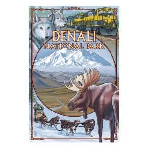  Denali National Park, Ak   Train Version, c.2009 Giclee 