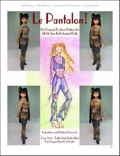 Le Pantalon Original Fashion Pattern SD13 Dollfie  