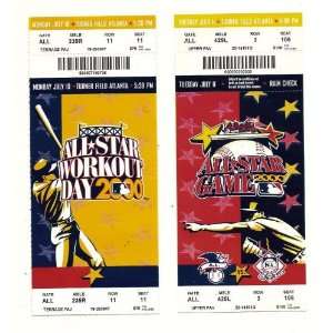  2000 MLB Baseball All Star Game FULL Ticket Set 