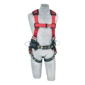 Protecta 1191209 Pro Line Construction Vest Style Full Body Harness 