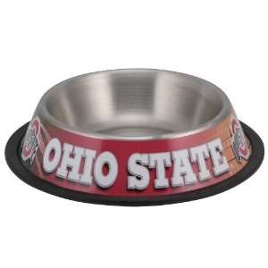  Ohio State Buckeyes Stainless Steel Pet Bowl Sports 